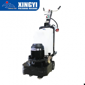 Manual wet dry concrete floor grinding polishing machine