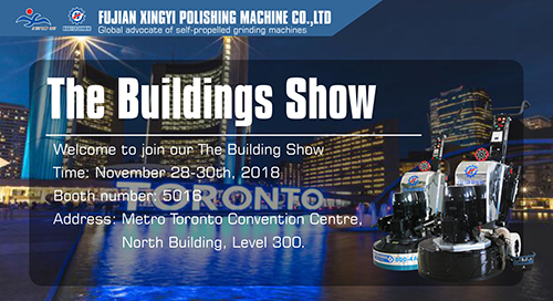 Xingyi will attend The Buildings Show 2018 in Toronto,Canada.