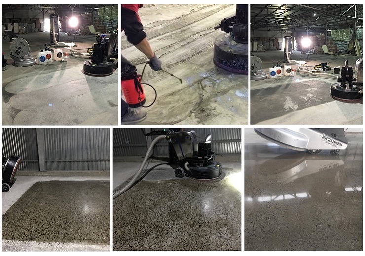 Floor Solutions:ShiningFlat Polished Concrete System