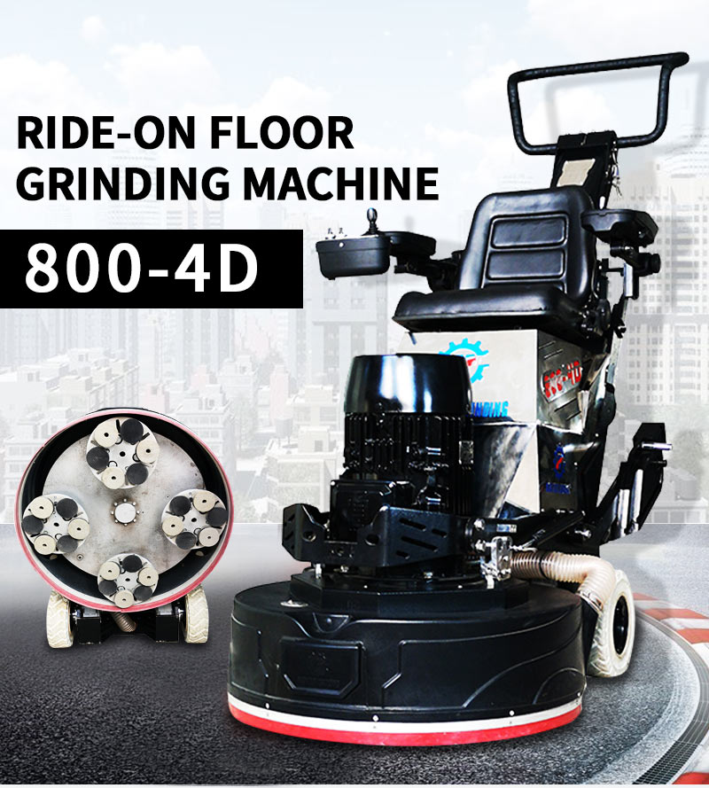 Industrial and commercial floor repair machine