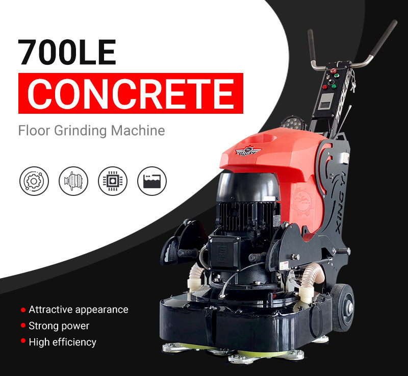 Square plates concrete floor grinder