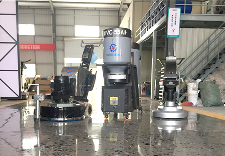 Concrete floor grinding machine