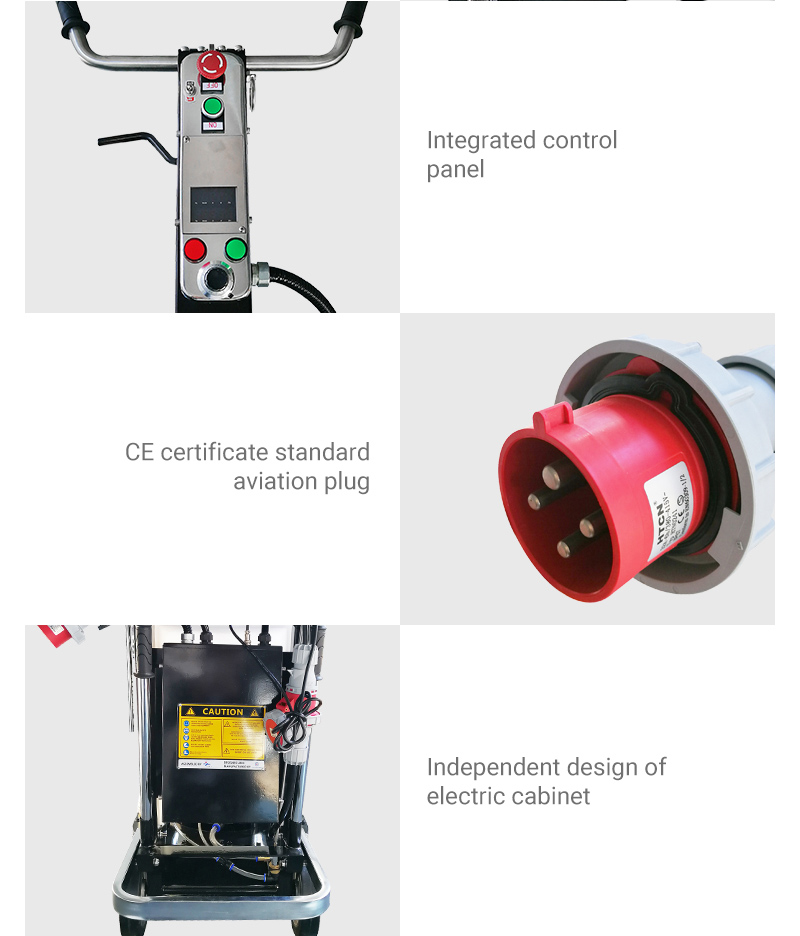 600mm Efficient concrete grinding machine