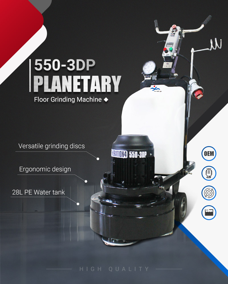 7.5HP Powerful commercial concrete grinder