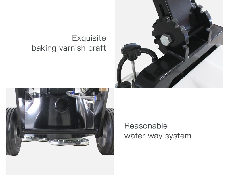 Professional floor surface prep machine