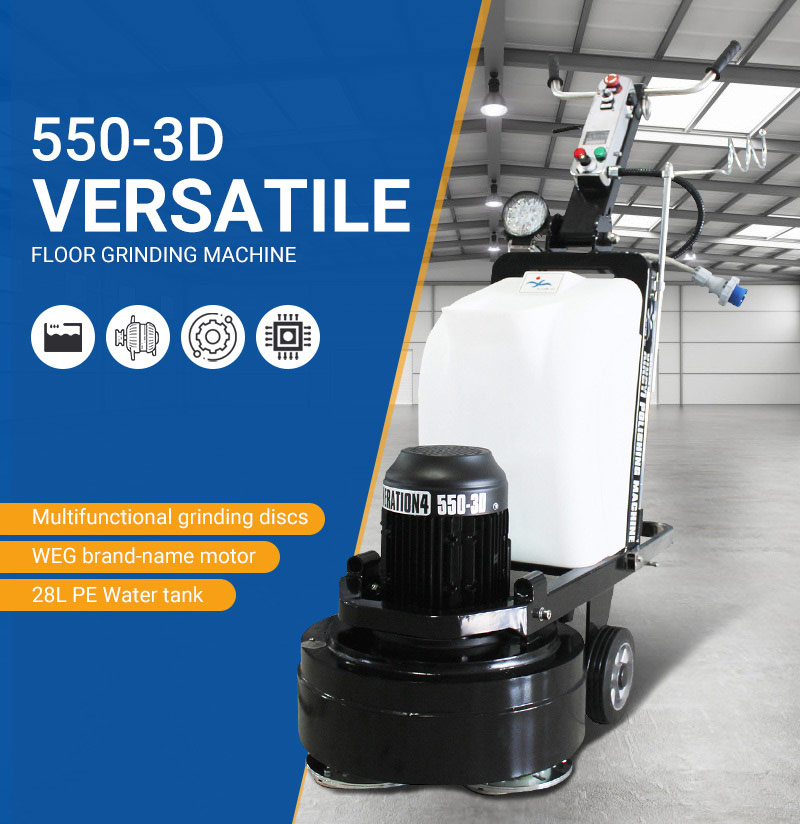 220v and 380v floor grinding machine