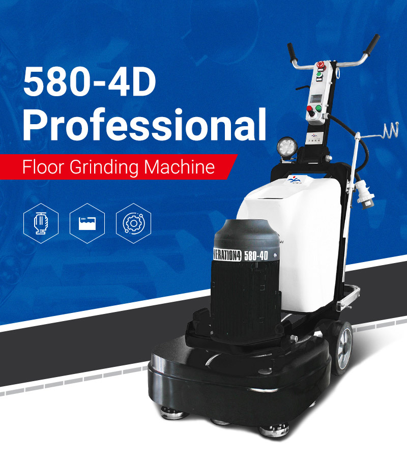 Productive square floor grinder machine