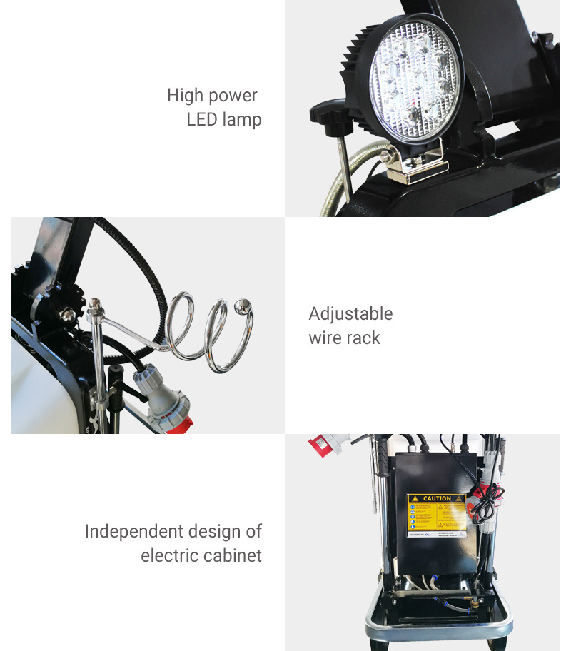 Dry and wet floor grinding equipment