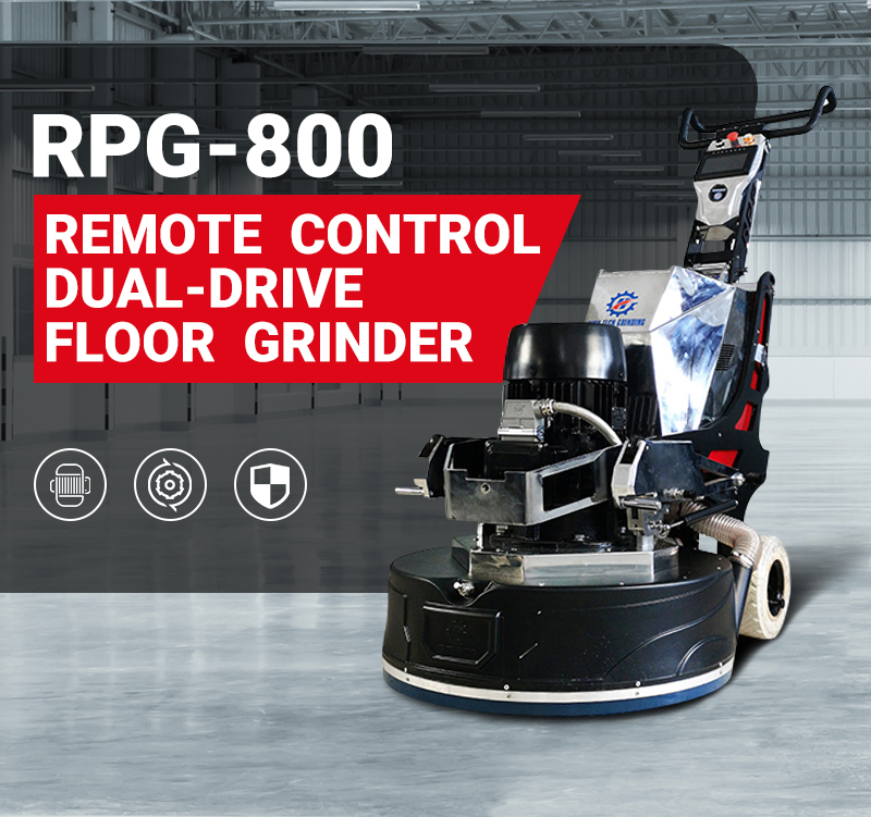 floor grinder dust