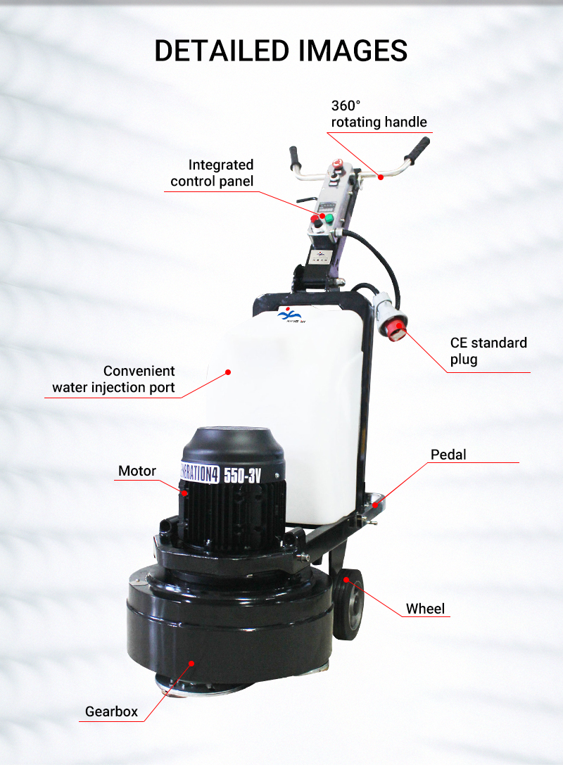 planetary concrete floor polisher