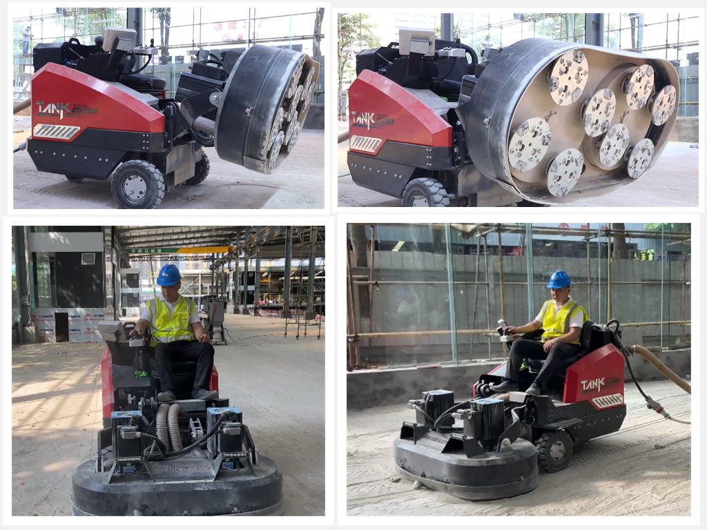 Large floor store grinder