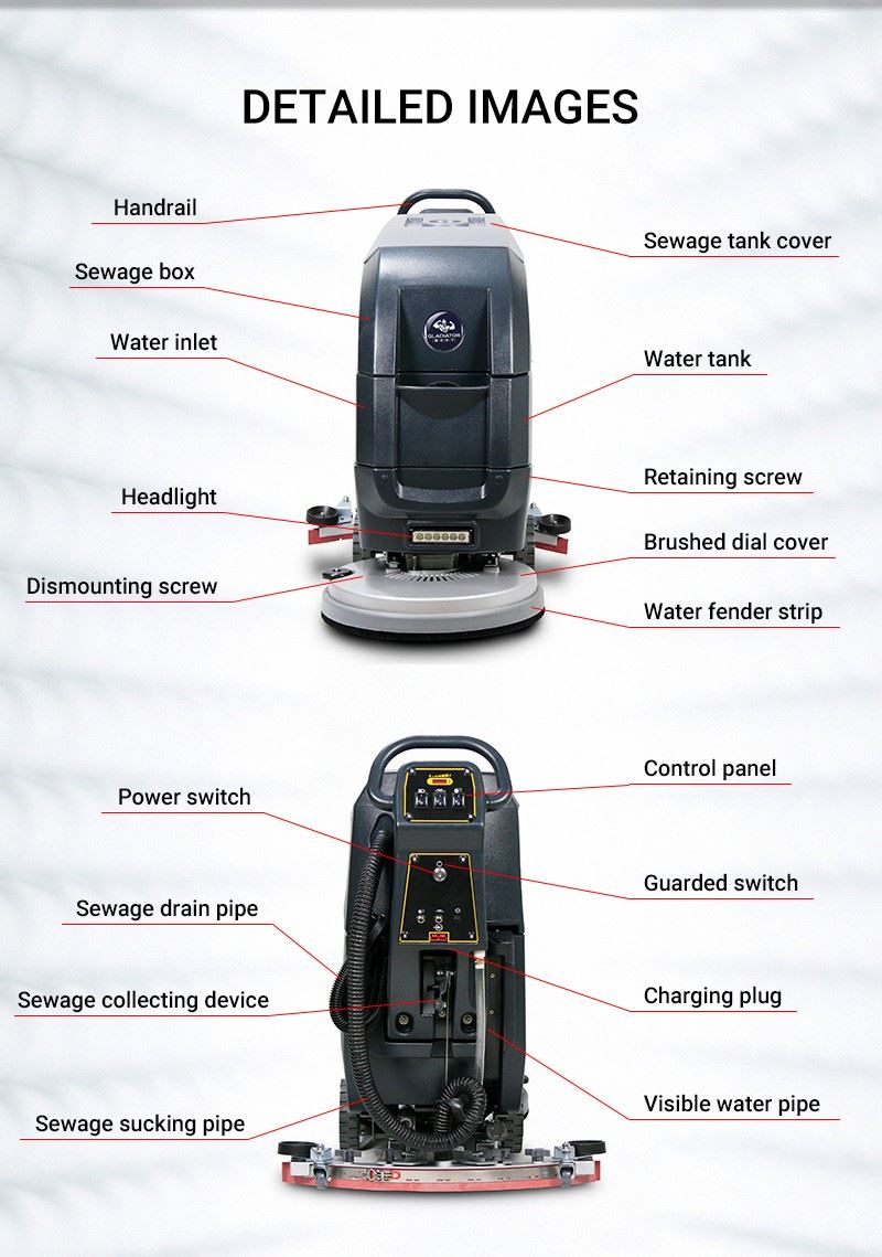 floor scrubber cleaning machine