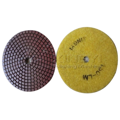 wet polishing floor pad