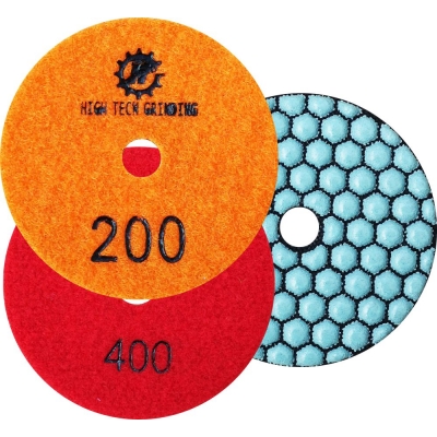 3mm dry polishing pads for granite 3 step