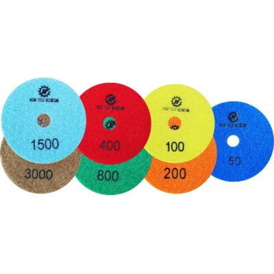 China Made granite resin polishing pads pad for 3 inch /4inch