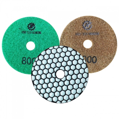 China Made granite resin polishing pads pad for 3 inch /4inch
