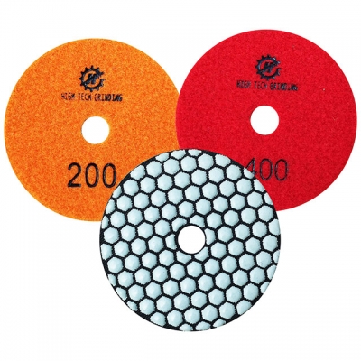 China Made granite resin polishing pads pad for 3 inch /4inch