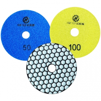 China Made granite resin polishing pads pad for 3 inch /4inch