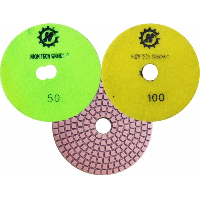 4inch high quality concrete rein polishing pads for  concrete and stone