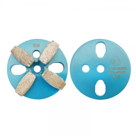 Four Diamond Segment Concrete Grinding Pad