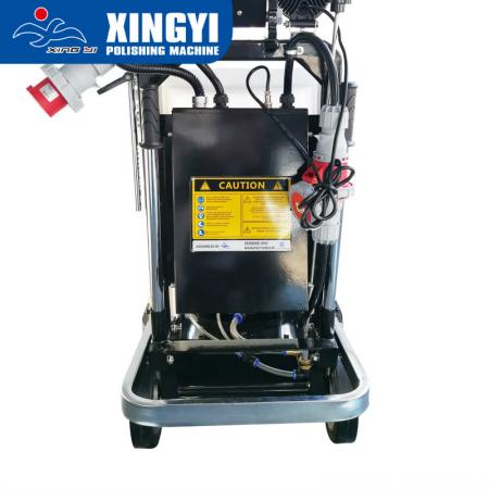 Squared floor polishing machine with 12 Grinding heads