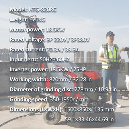 Remote Control Concrete Grinder