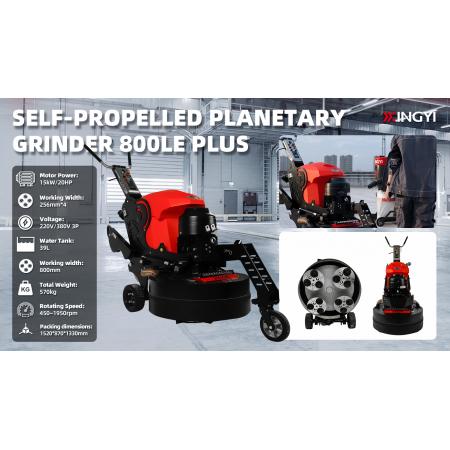 User-friendly floor grinding and polishing machine
