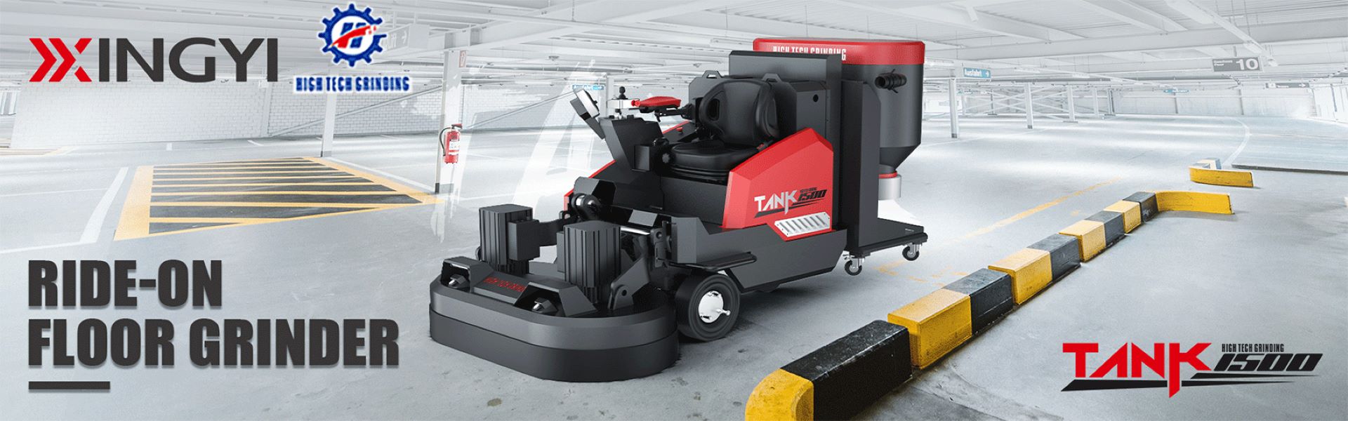 Ride on Remote control concrete grinder