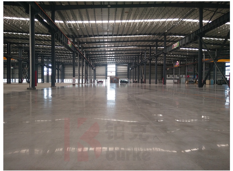 Burking anti-fouling concrete floor