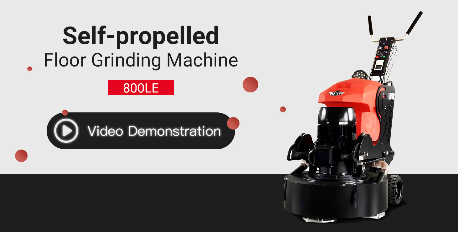 800LE Self-driven and powerful floor grinding machine