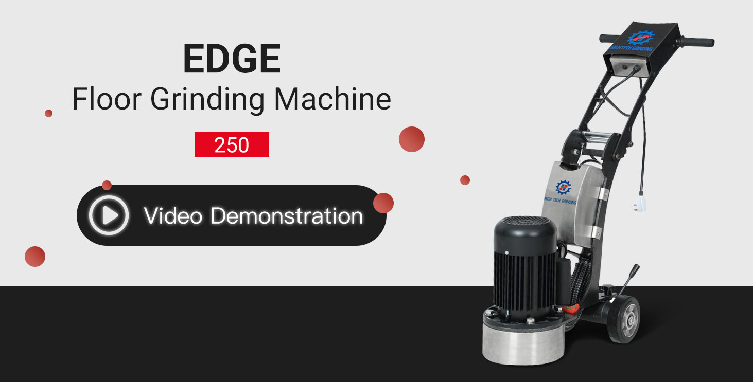 HTG-250VS Concrete Floor Corner Edge Grinder And Portable Polisher